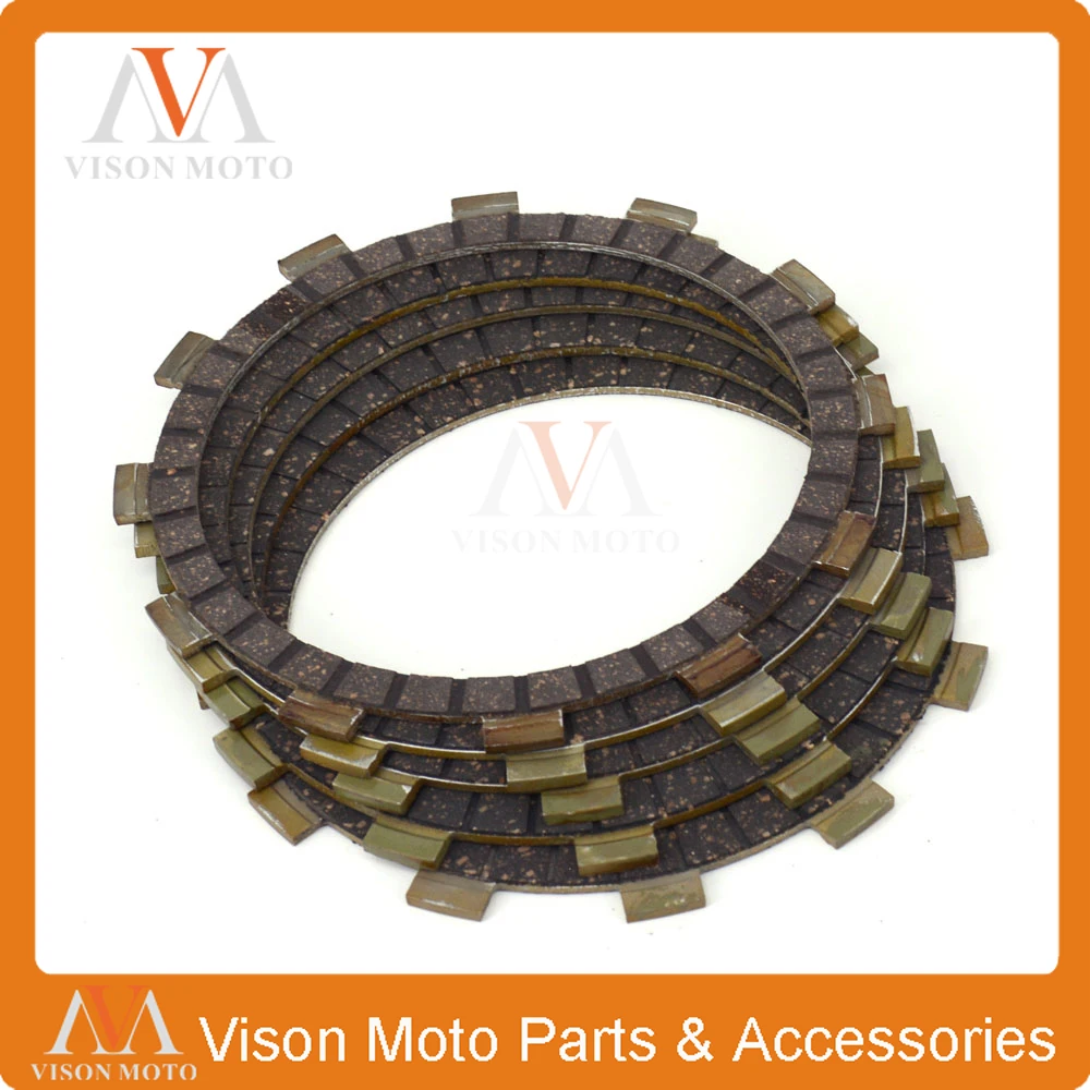 

Clutch Friction Plates Disc Set 5pcs For YAMAHA XV250 XV 250 Route 66 Virago 250 V Star 1989 1990 95 96 97 98 99 00 01 02 03-15