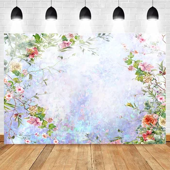 

Mehofoto Flower Backdrop for Photography Wedding Background Photocall Boda Purple Customized Photographic Backdrop for Studio