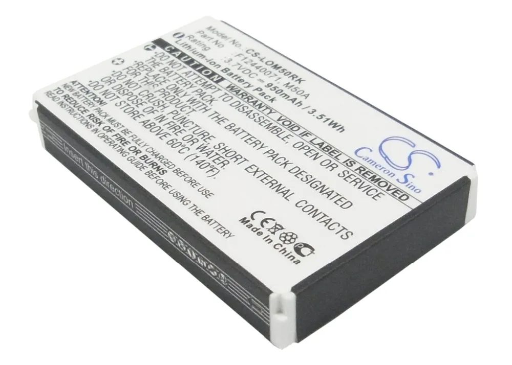 Cameron sino 950 mAh аккумулятор 190304-2004 F12440071 M50A для мини Y-RAY81