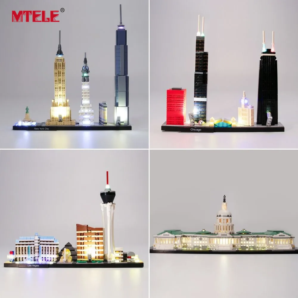 Kopen Mtele Licht Kit Voor Architectuur Skyline London Verenigde Staten Capitol Compatibel Met Lego 21026 21027 21028 21030 21032 21042