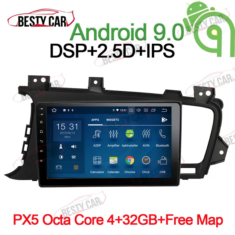 9 &quotAndroid 0 Автомобильный мультимедийный плеер стерео для Kia K5 Optima 2011 2012 2013 2014 2015 gps