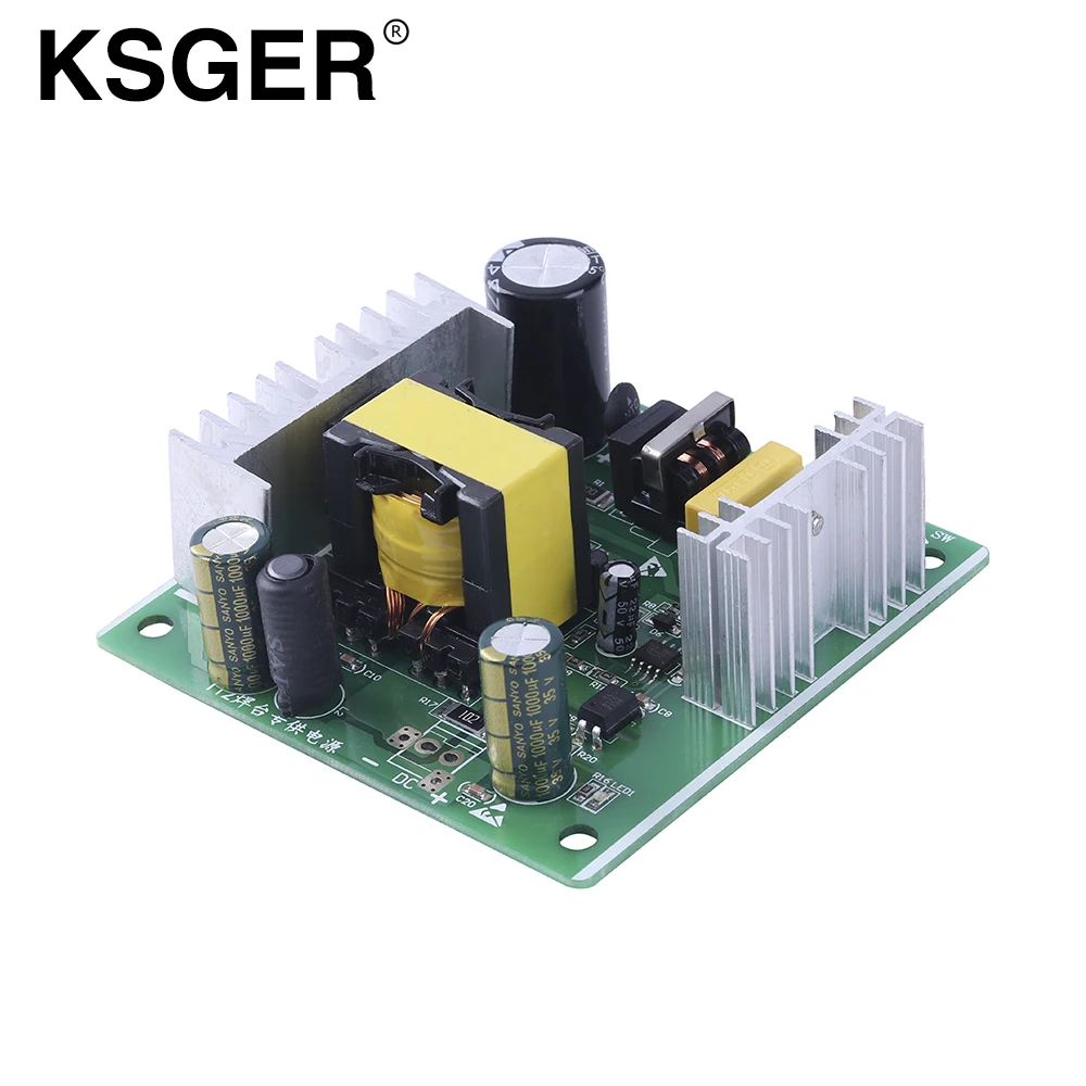 KSGER STM32 STC OLED 96 Вт 5A T12 DIY электрическая паяльная станция источник питания для горячего воздушного пистолета паяльная станция