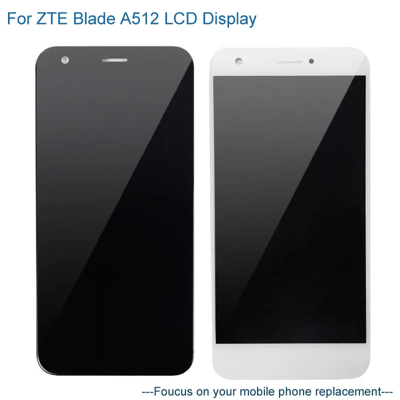 

LCD Display For ZTE Blade A512 Touch Screen Digitizer Assembly Replacement Mobile Phone LCD Screen For ZTE Blade A512