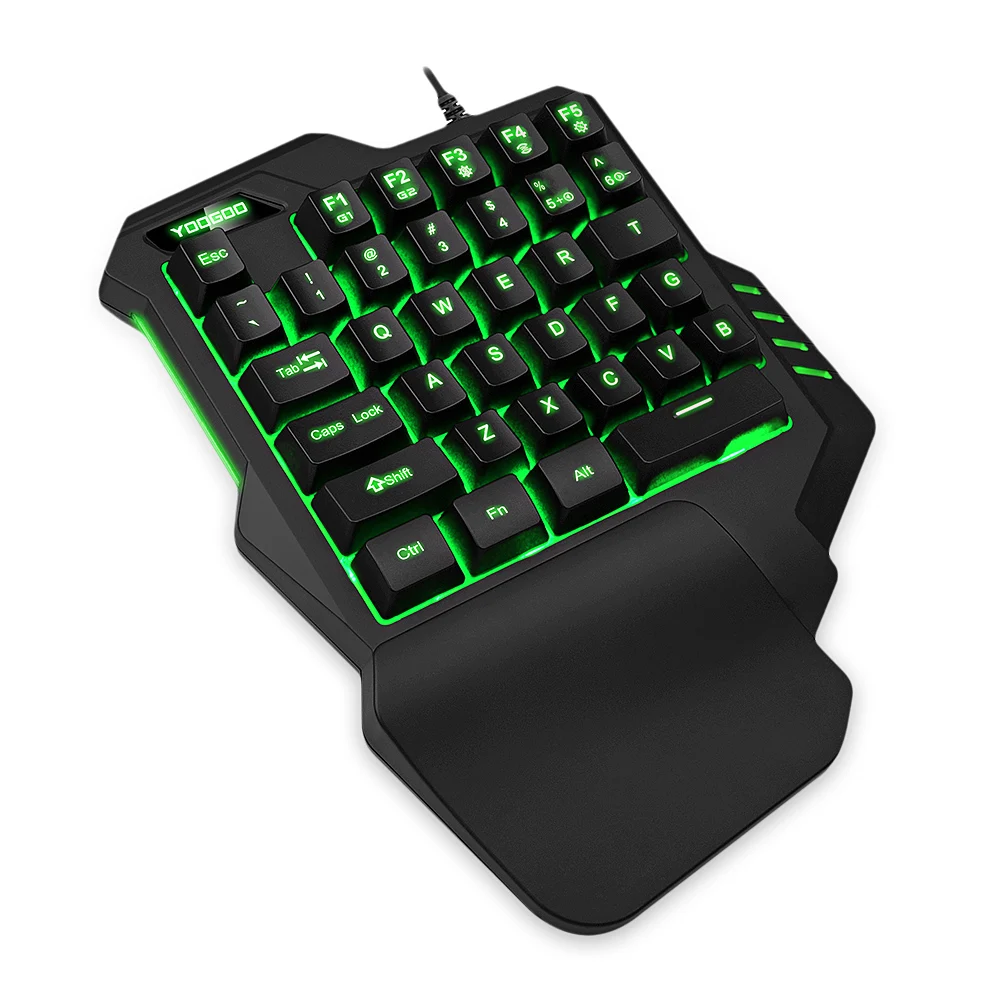 G92 Проводная игровая клавиатура с цветовой моделью RGB Подсветка 35 ключей помощью