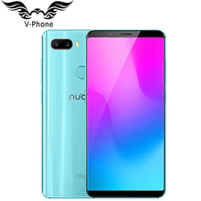 2018 новый оригинальный 6 GB 128 GB zte Нубия Z18 мини мобильный телефон 5,7 «Snapdragon 660 Octa Core 24MP Камера FHD Full Экран Face ID
