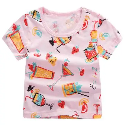 Летние футболки с коротким рукавом для мальчиков и девочек футболка в полоску хлопковые топы для девочек; детская одежда - Цвет: Gray