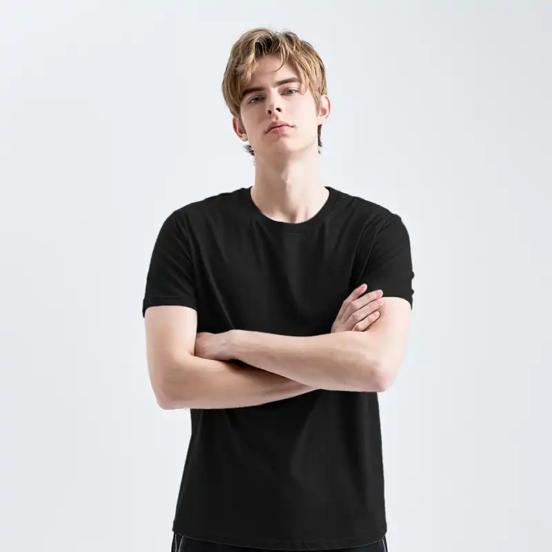 good quality plain black t shirt