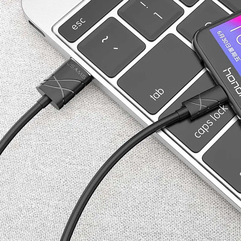 USAMS Кабель Micro Usb 1 м 2А Быстрая Зарядка Мобильного Телефона Android кабель USB Зарядное Дата Кабель Синхронизации Провода для Samsung HTC LG