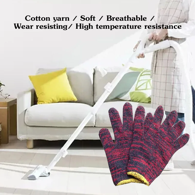 

2019 Wholesale 12 Pairs Wear-Resistant High Temperature Labor Protection Garden Gloves Camping Hiking Barbecue Hand Protect
