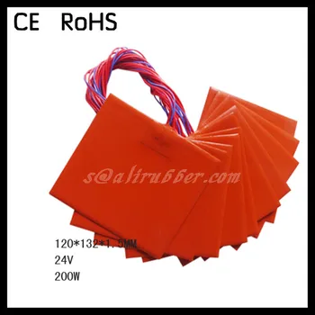 

Silicone Heated Pad For 3D Printer 223x225MM 12V