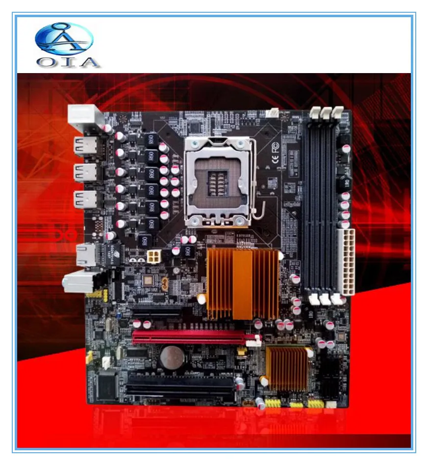 Новая материнская плата x58 Поддержка ecc ram LGA 1366 DDR3 ATX материнская плата 24,5 см X 22.см