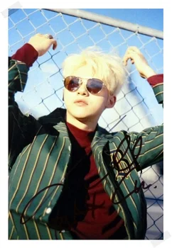 

signed B1A4 Shin DongWoo Dong Woo autographed photo K-POP 6 inches freeshipping 102017
