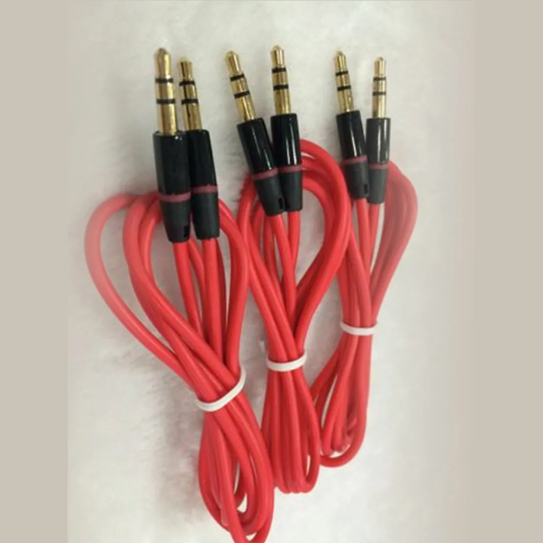 

1pc 1.2M 3.5mm Jack Male to Male Stereo Audio Extension AUX Cable Line Cord for car to connect with audio device