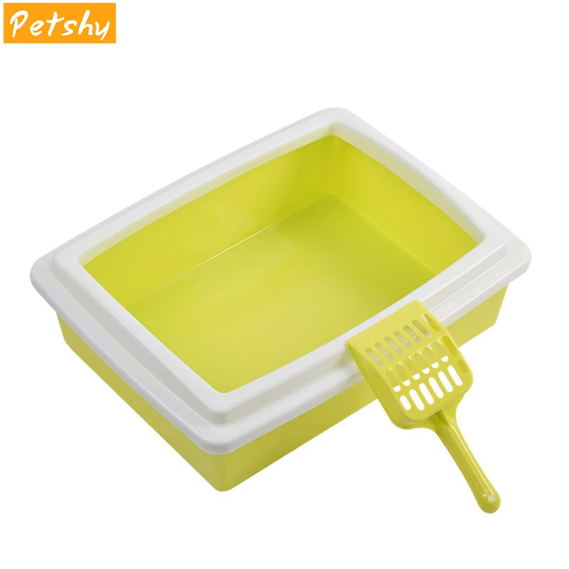 Petshy Cat Bedpans Semi Closed Anti-splash Cat Toilet Cat Litter Box Plastic Bedpan Case Pet Supplies Easy To Use Petshy Cat Bedpans Semi Closed Anti-splash Cat Toilet Cat Litter Box Plastic Bedpan Case Pet Supplies Easy To Use