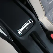 Jameo Авто хром подлокотник коробка для хранения ручка декоративная панель Отделка пайетками наклейка для peugeot 2008- аксессуары