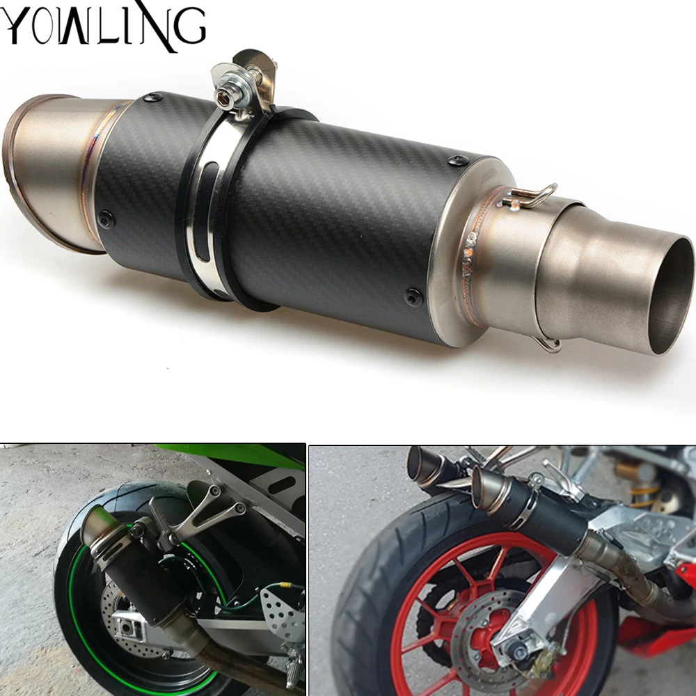 

Exhaust Pipe Motorcycle Muffler Escape Carbon Fiber Exhaust Muffler DB KILLER For BMW F800GS F800 GS S1000RR F650GS 2008 - 2015