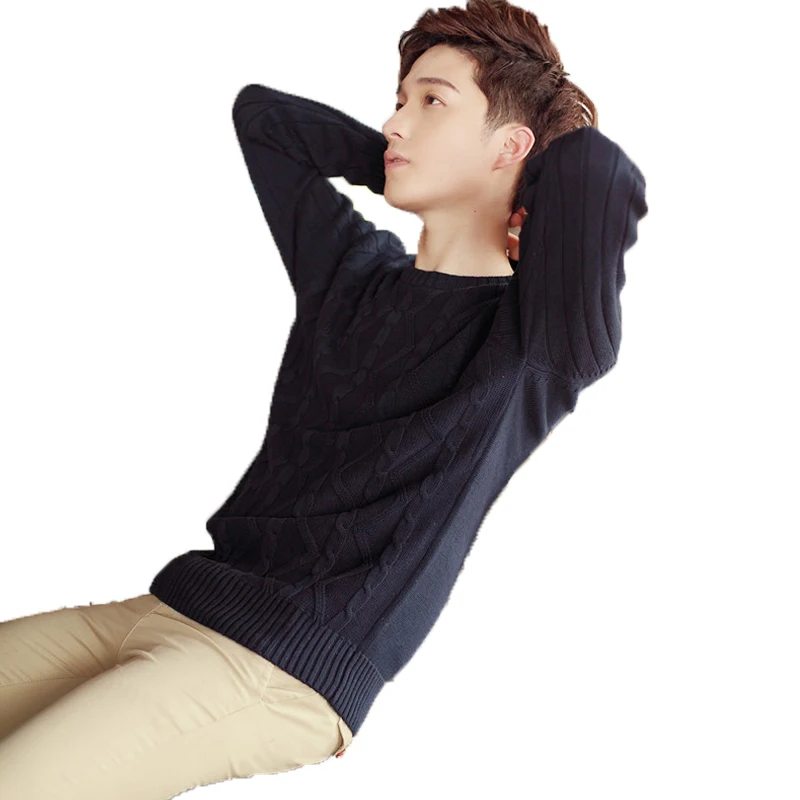 Hot Sale font b Men b font Autumn Pullover font b Sweater b font 0 Neck