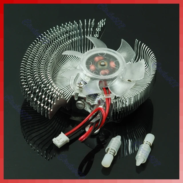 Cheap New 2 Pin Connector Small Computer Graphics Card Heatsinks Cooler Cooling Fan New Design