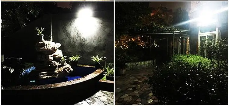  solar led spotlights outdoor waterproof Solar Rechargeable solar lamp Bulb for garden decoration Night Motion Sensor Wall light  (7)