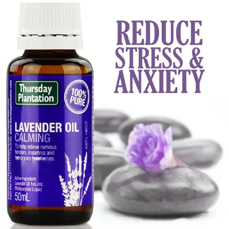 Thursday Plantation Lavender Oil 100 Pure 50ml Massage oil Calm Soothe Rrelax body & mind