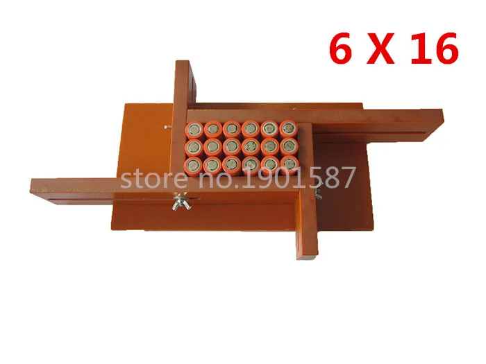 

SUNKKO Adjustable battery clamp capacity capacity for 18650 26650 batteries fixed Model 6 x 16