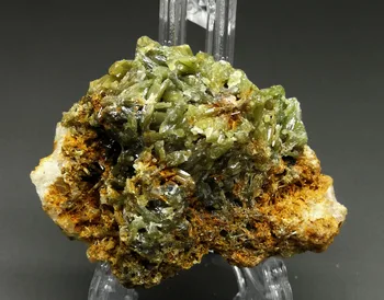 

101g Natural RARE Pyromorphite green lead ore natural mineral crystals teaching specimen collection from China