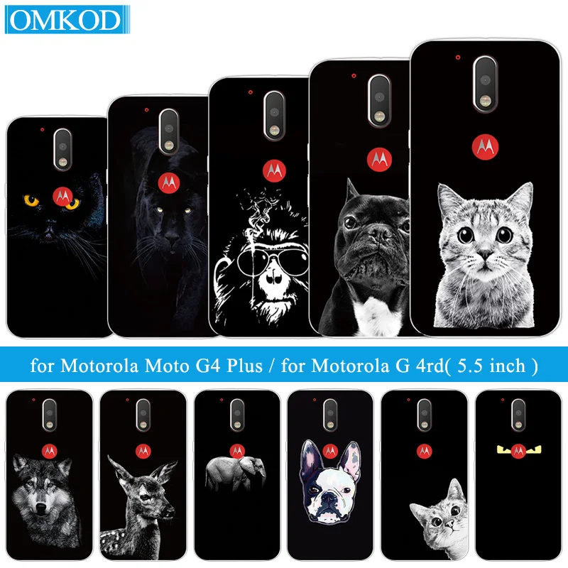 

5.5 inch for Motorola Moto G4/G4 Plus Phone Case Transparent Back Cover for Motorola G 4 Plus G4 Ultrathin Gloomy Fundas