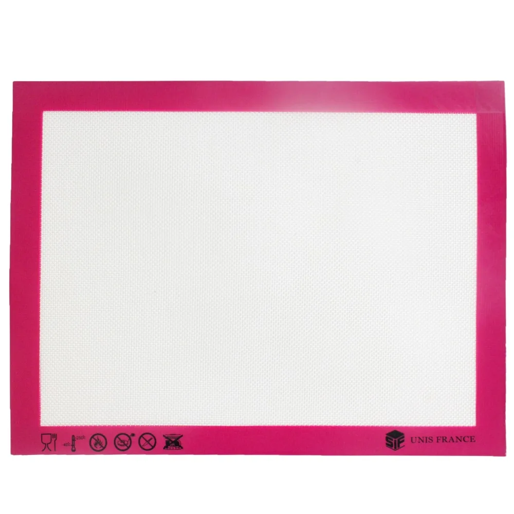 

400x300mm(11.75x11.82'') Baking Mat Non Stick Silicone Liner for Bake Pans & Rolling - Macaron/Pastry/Cookie/Bun/Bread Making