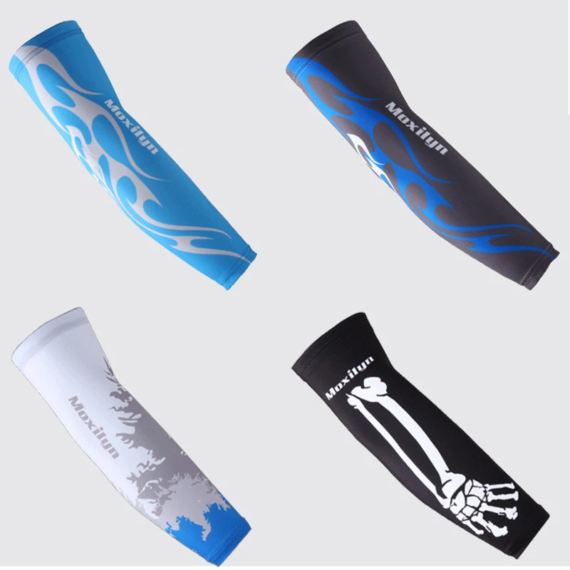 1 Pair Breathable Quick Dry UV Protection Running Arm Sleeves Basketball Elbow Pad Fitness Armguards Sports Cycling Arm Warmers 1 Pair Breathable Quick Dry UV Protection Running Arm Sleeves Basketball Elbow Pad Fitness Armguards Sports Cycling Arm Warmers