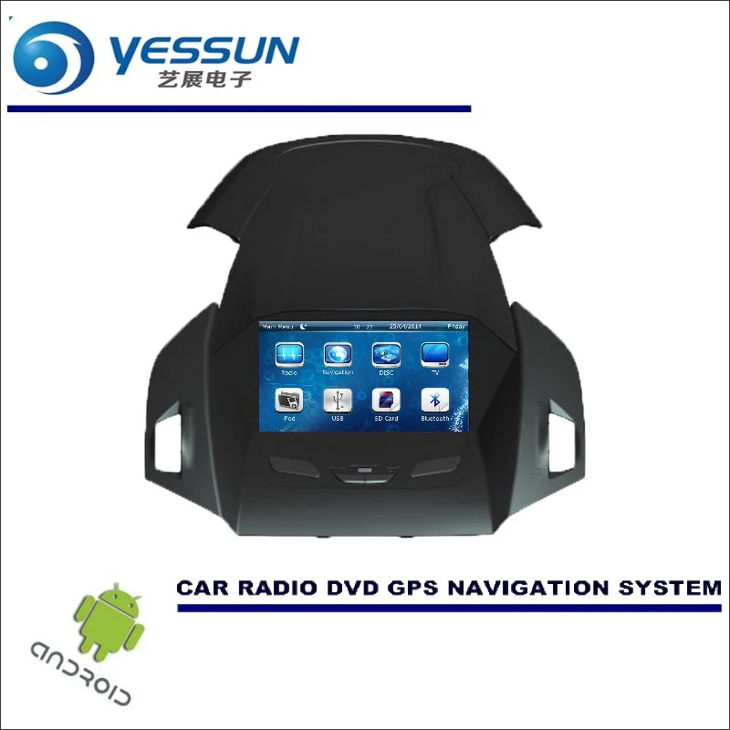 Discount YESSUN Wince / Android Car Multimedia Navigation System For Ford kuga / Escape 2013~2016 CD DVD GPS Player Navi Radio Stereo HD 3