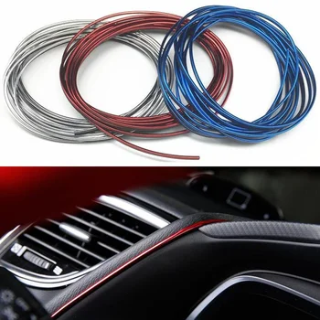 

5m Car Interior Mouldings Trim Decorative Strip Line For Opel Chery Suzuki Swift Geely Acura Lexus Lifan Dodge