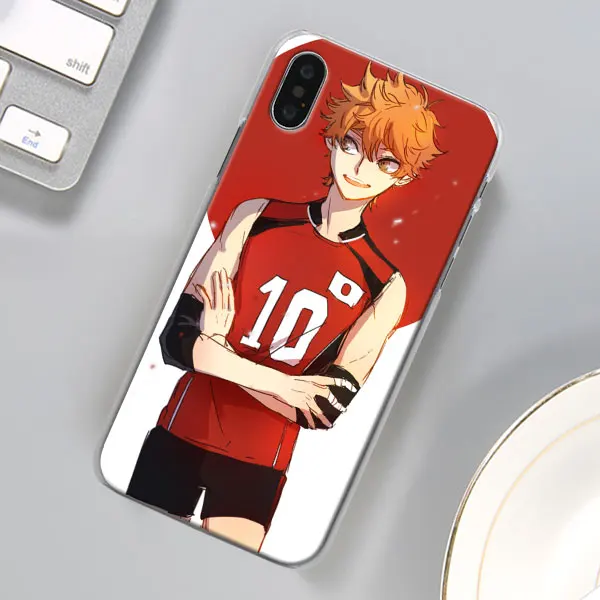 Аниме Haikyuu чехол для телефона для Apple iPhone X XR 7 8 Plus 6 6s Plus XS MAX 11 Pro Max SE чехол для телефона Coque - Цвет: 14