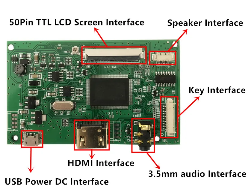 9 дюймов HDMI экран ЖК-дисплей с аудио драйвер платы монитор для Raspberry Pi банан/оранжевый Pi мини компьютер