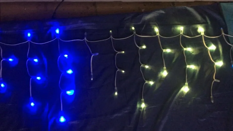 

Addressable LED full color Icicles string;DC12V WS2811 controlled;all white wire;IP68;60nodes/set