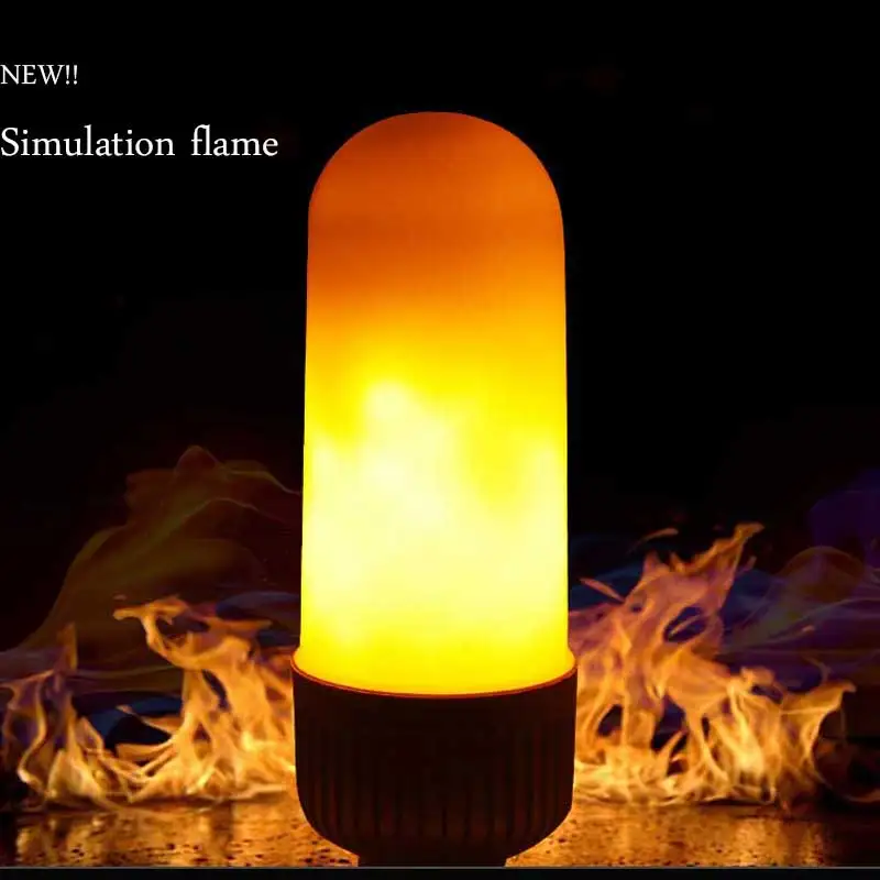 

LED Flame lamp E27 Bulb 85-265V Flame Effect Fire Lamps Creative Light Flickering Emulation For Christmas Garden party decor