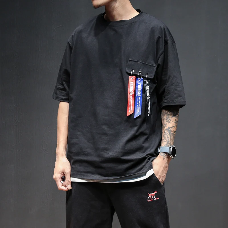 

2018 hip hop tshirt style print T shirt men street cool special Tshirt loose fit good quality warn o-neck t shirt