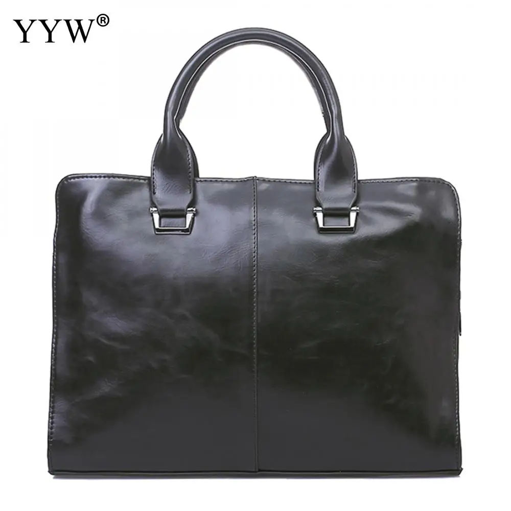 Men's Executive Briefcase Business Male Bag Portfolio Top Handle Bags