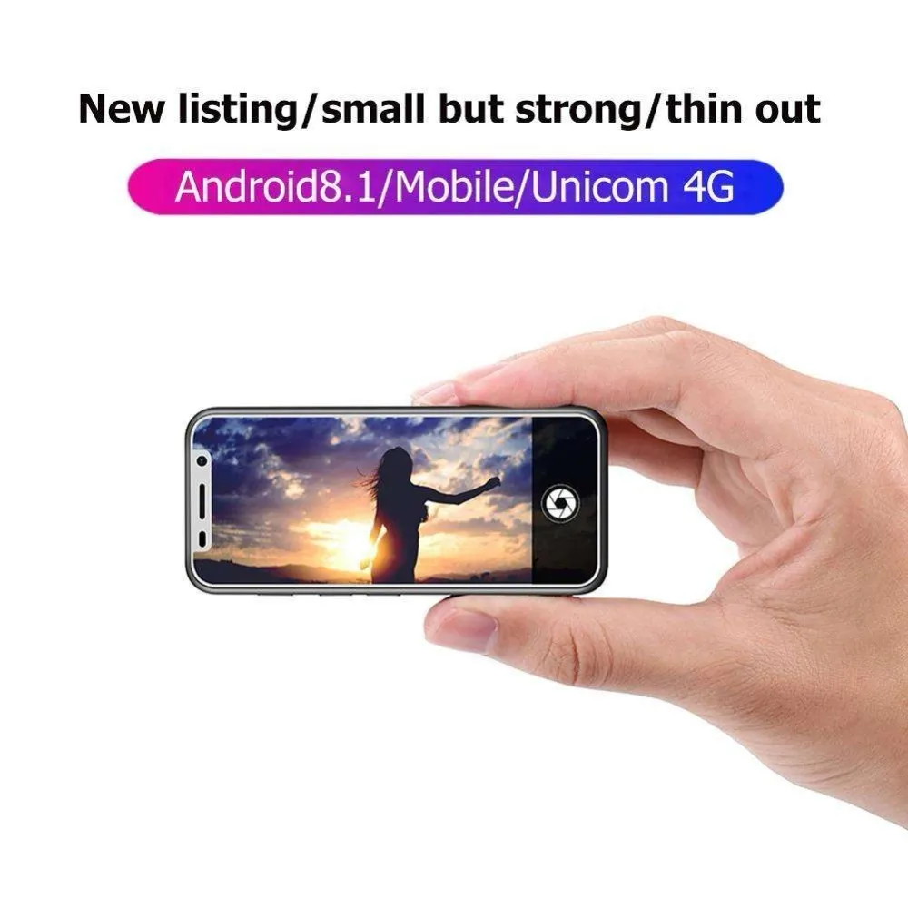 Melrose 2019 самый маленький мобильный телефон 3 4 ''MTK6739 четырехъядерный Android 8 1