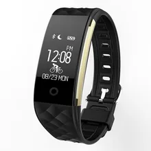 Health monitor Bluetooth Wristband smart watch Antilost warning Pedometer Fitness Tracker Wearable Devices Heart Rate monitor