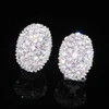 Classic Design Romantic Jewelry 2022 Fashion AAA Cubic Zirconia Stone Stud Earrings For Women Elegant Wedding Jewelry Gift WX023 ► Photo 2/6