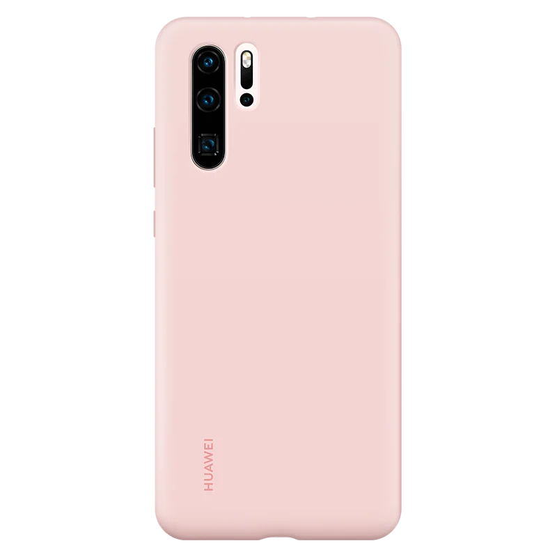 huawei P30 Pro Чехол Мягкий Жидкий силиконовый полный защитный чехол Чехол s официальный huawei P30 P30Pro противоударный задний Чехол - Цвет: Розовый