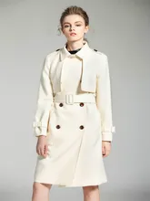 British Style High Quality The New Windcheaters For Women Warme Winter Trench Elegant Casual Coats Classical Brand Clothing 2019