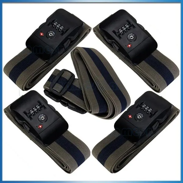 5pcs/lot tsa luggage lock/tsa padlock/tsa travel lock 3 Dial TSA Lock