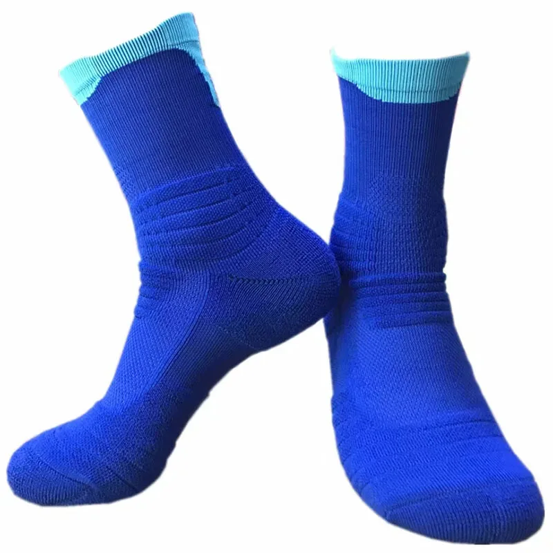 

Outdoor Sports Mens Basketball Socks Professional Elite Socks Quick-Dry Compression Socks RUN Athletic Racing Cycling Sock