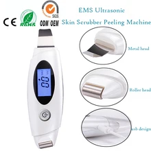 Ultrasound Sonic Skin Peeler Facial Cleaner Ultrasonic Pore Blackhead Acne Extraction Remover Exfoliator System Peeling Machine