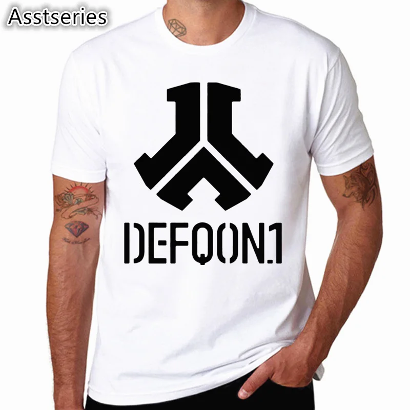 Defqon 1 чистая дизайнерская футболка мужские футболки хип-хоп мужские футболки с коротким рукавом модная повседневная футболка HCP4554 - Цвет: HCP4554C