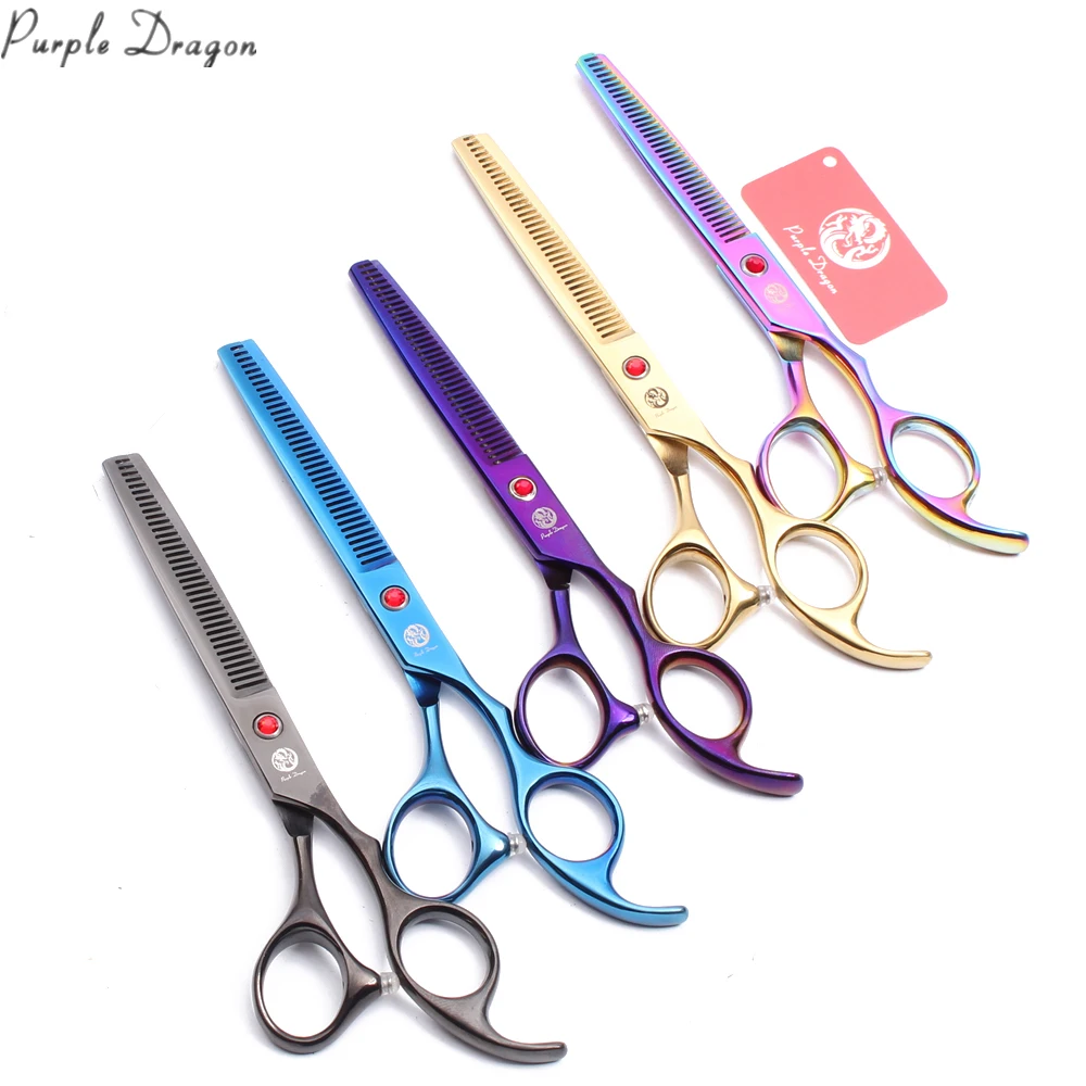

6.5" JP Stainless Colorful Dog Scissors Thinning Scissors Puppy Grooming Scissors Professional Pet Scissors Animal Shears Z4007