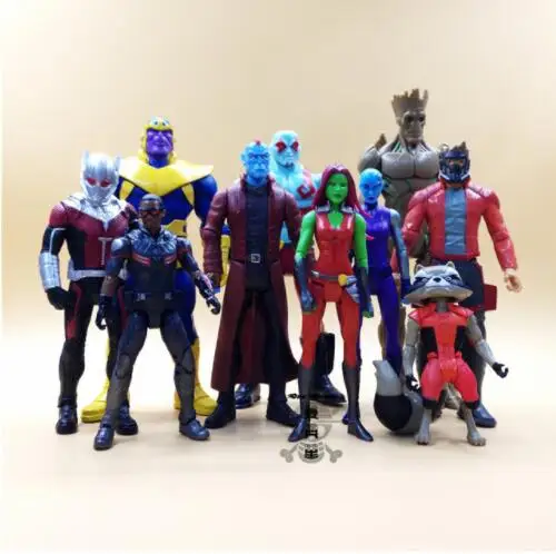 

Guardians of the Galaxy 2 Star Lord Baby Tree Man Gamora Drax the Destroyer Rocket Raccoon PVC Action Figures Toysl W02