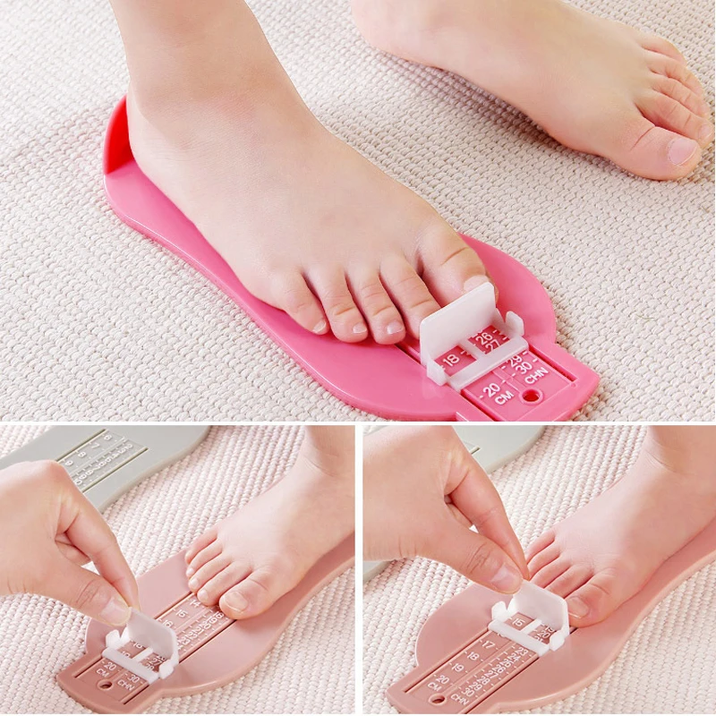 Children Baby Foot Shoe Size Measure Tool Infant Device Ruler Kit Kids Foot Measuring Device Gauge Kids Shoe Sizer 0-8Years
