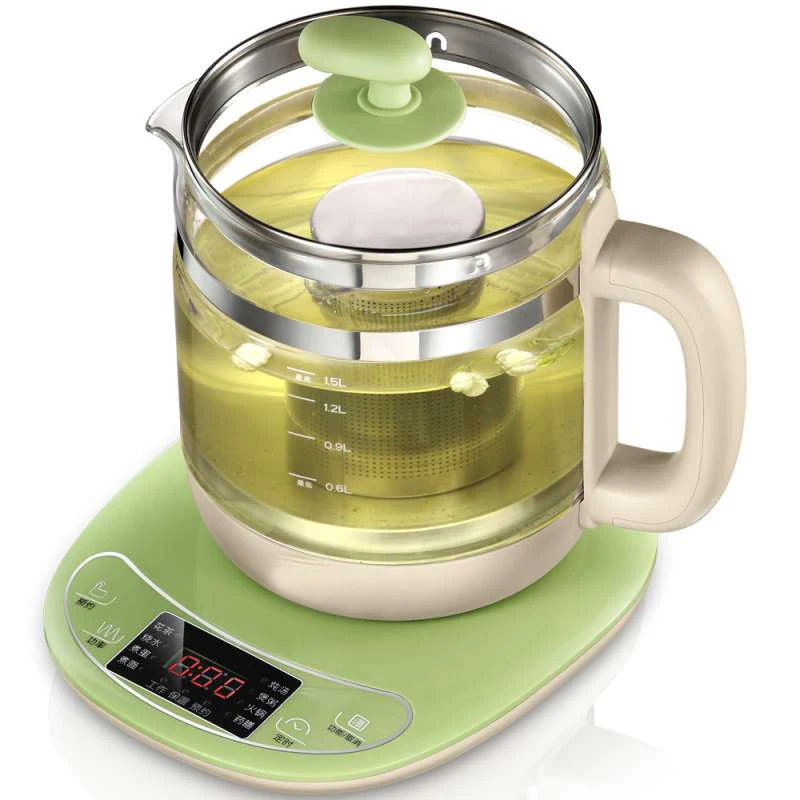 Светло-зеленый здоровья горшок 1,5 л микрокомпьютер управления электрический чайник
